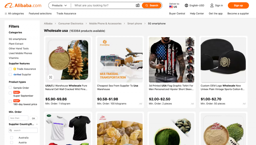 Alibaba wholesale - Top 11 Wholesale Suppliers In the USA