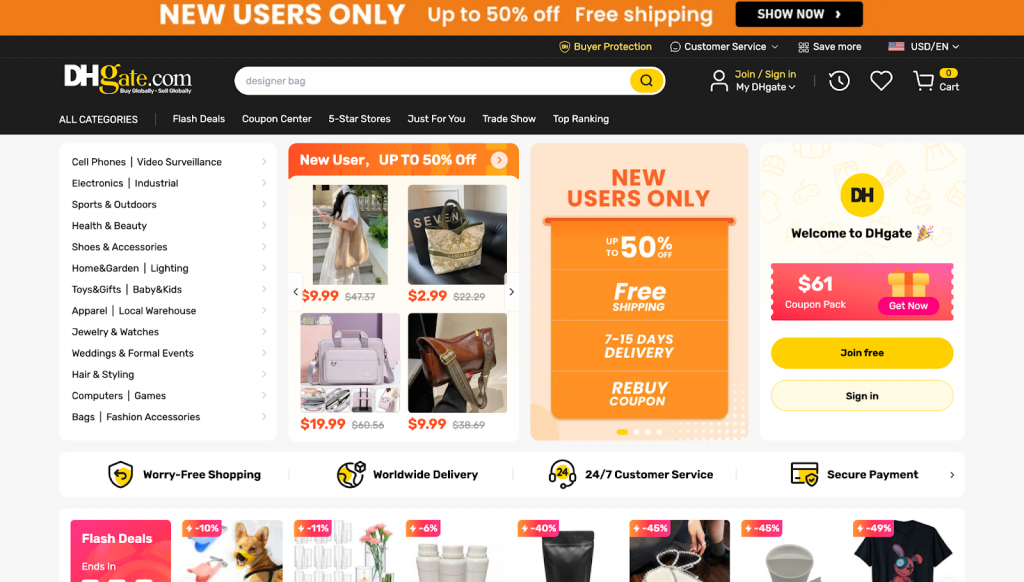 DHgate - Top 11 Wholesale Suppliers In the USA